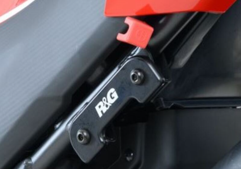 Стойка за генерация R&G RACING black Exhaust Hanger Kit Honda CBR300R 15-16 — снимка 2