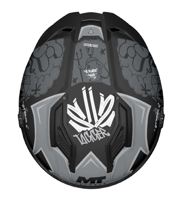 КАСКА MT STINGER 2 TAGGER B2 MATT — снимка 5