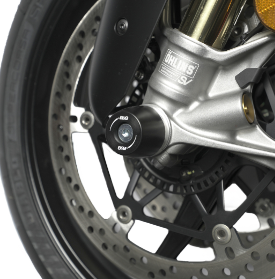 Протектор за ос R&G RACING Fork Protection Black Ducati Panigale V4 25-26 — снимка 4