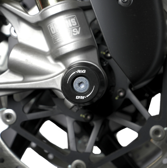 Протектор за ос R&G RACING Fork Protection Black Ducati Panigale V4 25-26 — снимка 3