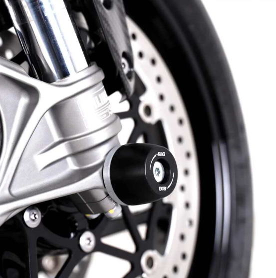 Протектор за ос R&G RACING Fork Protection Black Triumph Speed Triple 1050 RS 18-21 / S 16-21 / 1200 RS 21-25 / RR 22-25 — снимка 4