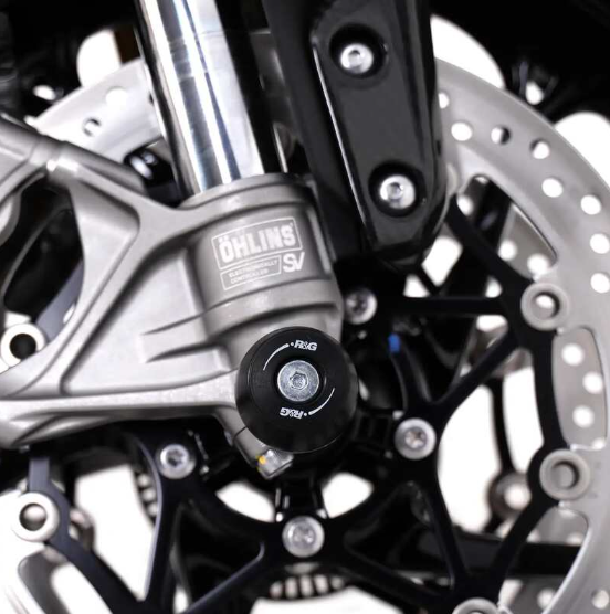 Протектор за ос R&G RACING Fork Protection Black Triumph Speed Triple 1050 RS 18-21 / S 16-21 / 1200 RS 21-25 / RR 22-25 — снимка 3