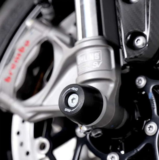 Протектор за ос R&G RACING Fork Protection Black Triumph Speed Triple 1050 RS 18-21 / S 16-21 / 1200 RS 21-25 / RR 22-25 — снимка 2