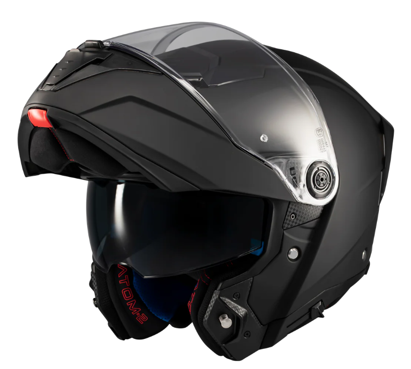 Отваряема каска MT ATOM 2 SV PURE A1 BLACK MATT — снимка 2