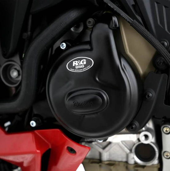 Протектор за двигател R&G RACING Left Engine Case Cover Ducati Streetfighter V4 20-24 / Panigale V4 18-26 — снимка 5