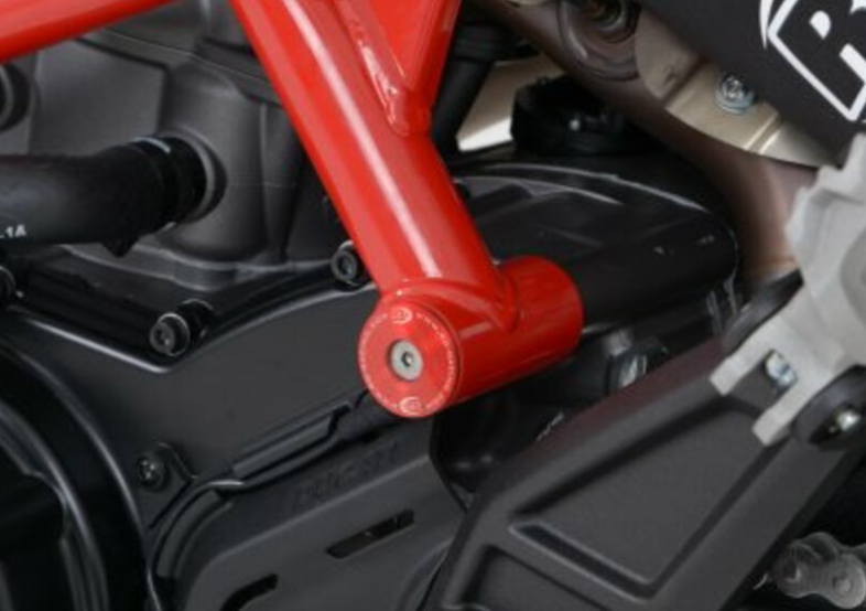 Тапа за рамка R&G RACING Left Frame Insert Black Ducati 821 Hypermotard / 939 / 950 / DesertX