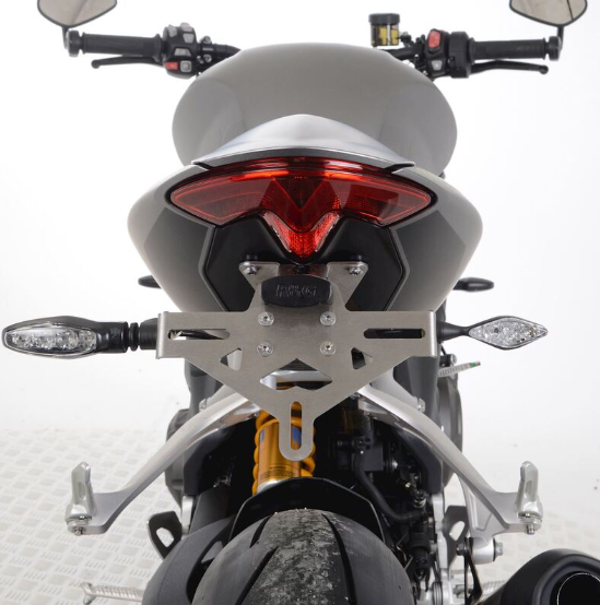 Стойка за номер R&G RACING Licence Plate Holder - Silver Triumph Speed Triple 1200 RS 21-24 — снимка 3