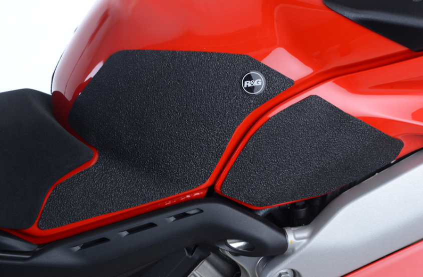 Протектор за резервоар R&G RACING Tank Traction Pad 4 Pieces Clear Ducati Panigale V4 18-24 — снимка 3