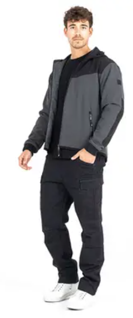 Текстилно яке JOHN DOE HOOD XTM V3 RIP STOP SOFTSHELL GRAY/BLACK — снимка 5