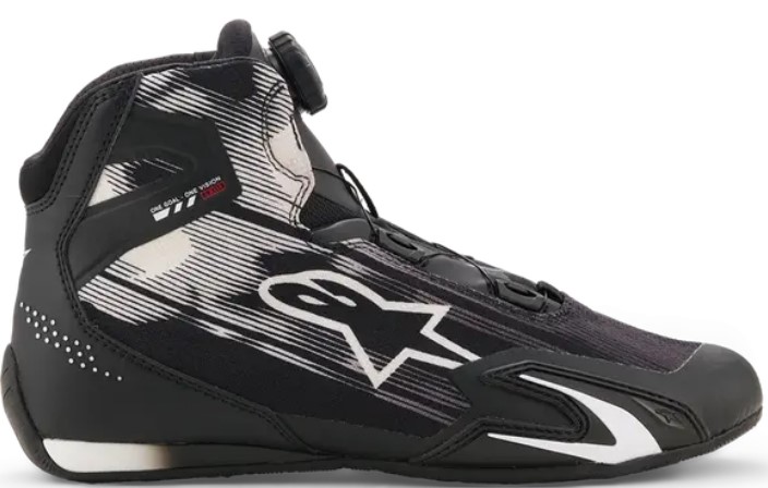 Мото боти ALPINESTARS CELER VENTED BLACK/WHITE — снимка 2