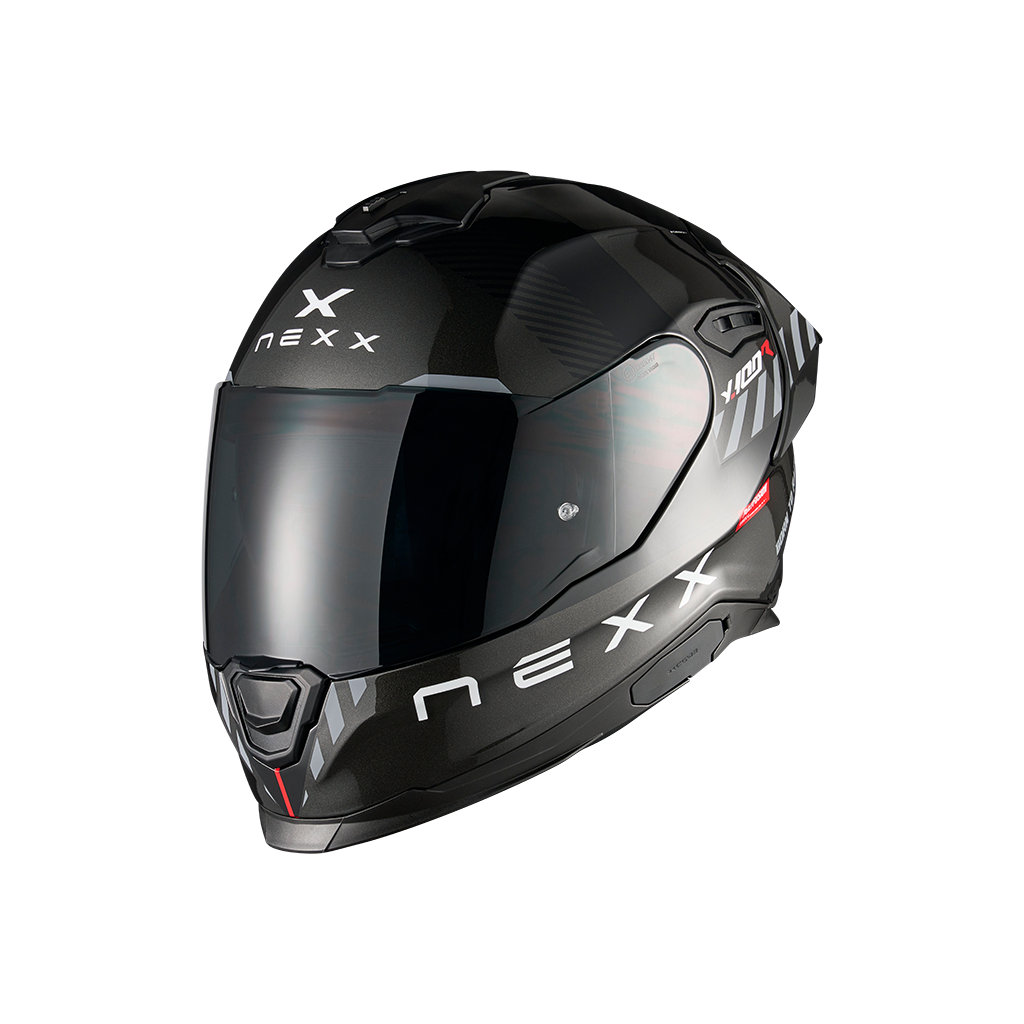 Каска NEXX Y100R FADE BLACK RED — снимка 2