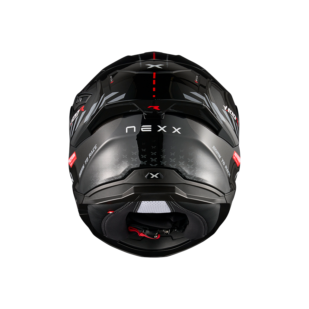 Каска NEXX Y100R FADE BLACK RED — снимка 3