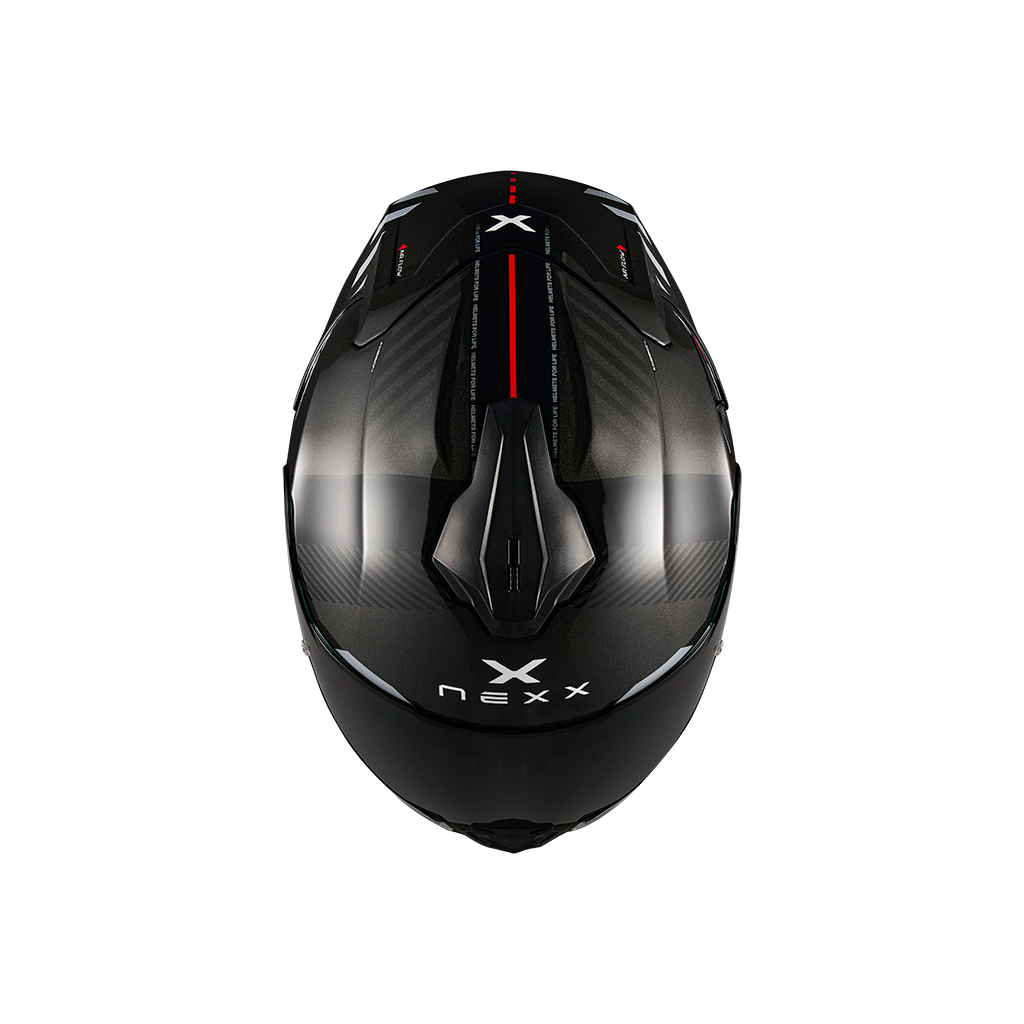 Каска NEXX Y100R FADE BLACK RED — снимка 4