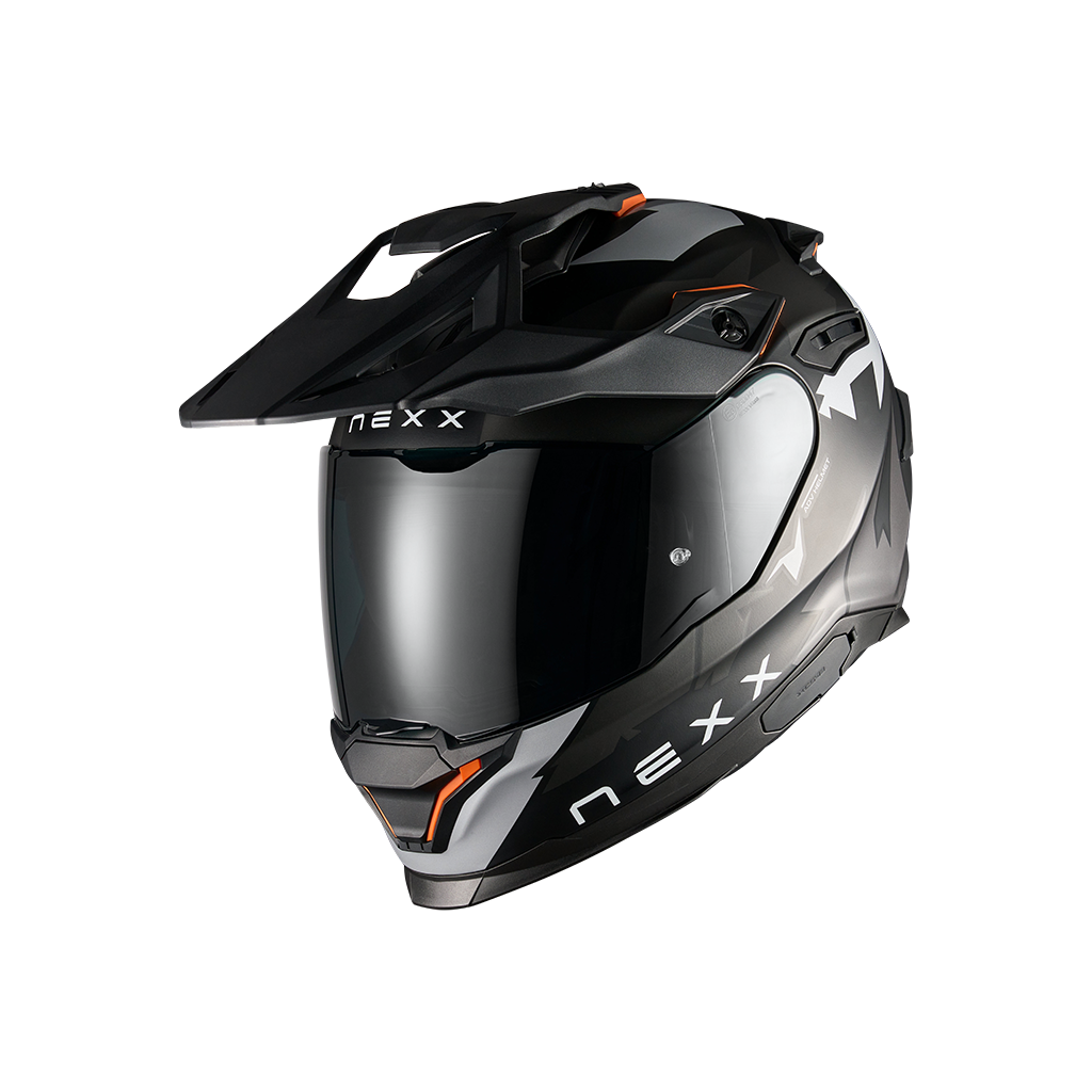 Адвенчър каска NEXX Y.TRAVL PRIMAL BLACK GREY MATT — снимка 2