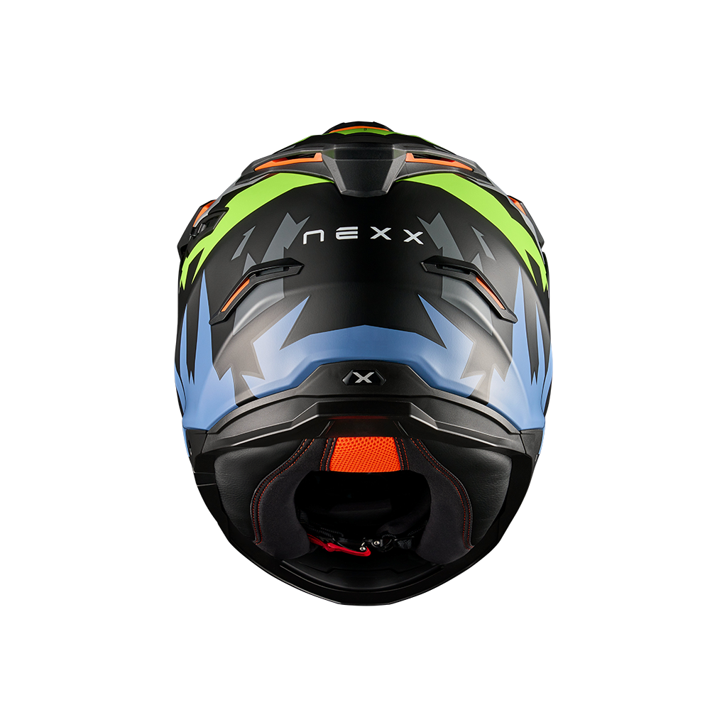 Адвенчър каска NEXX Y.TRAVL PRIMAL NEON BLACK MATT — снимка 3