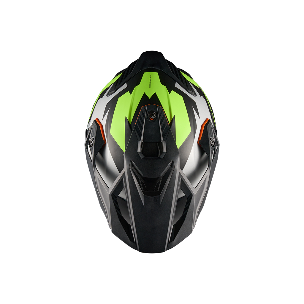 Адвенчър каска NEXX Y.TRAVL PRIMAL NEON BLACK MATT — снимка 4