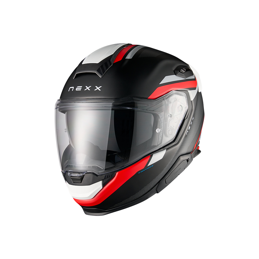 Каска NEXX X.TR QUANTA BLACK RED MATT — снимка 2