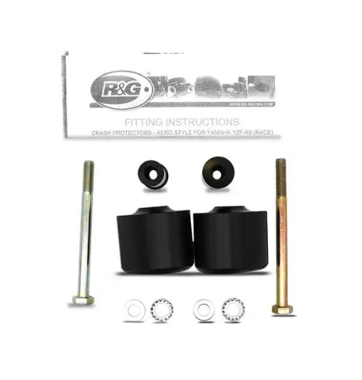 Краш тапи R&G RACING Aero Crash Pads (Drill Kit) Yamaha R9 25-26 — снимка 2