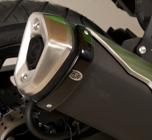Протектор за генерация R&G RACING Exhaust Protector Black Aprilia/Honda/Suzuki/Kawasaki — снимка 3