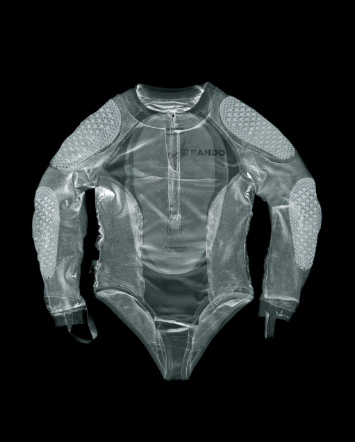 Дамско протекторно боди PANDO MOTO - SHELL WW BLACK 02 — снимка 6