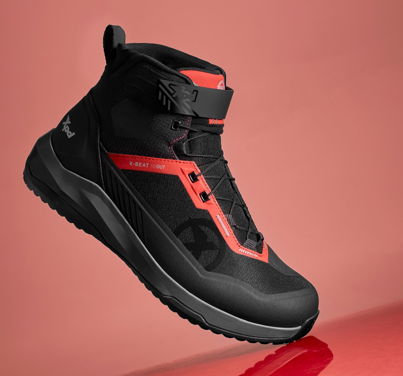 Мото боти XPD X-BEAT H2OUT® BLACK/RED — снимка 2