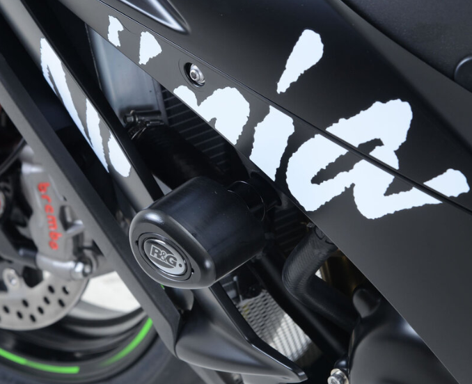 Краш тапи R&G RACING Aero Crash Protectors - White Kawasaki ZX10-R/RR 21-25 — снимка 4