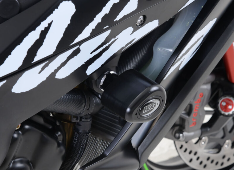 Краш тапи R&G RACING Aero Crash Protectors - White Kawasaki ZX10-R/RR 21-25 — снимка 2