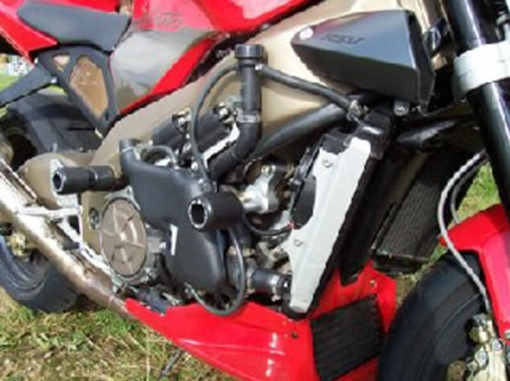 Краш тапи R&G RACING Aero Crash Protectors Black Aprilia Tuono 1000 03-05 — снимка 5