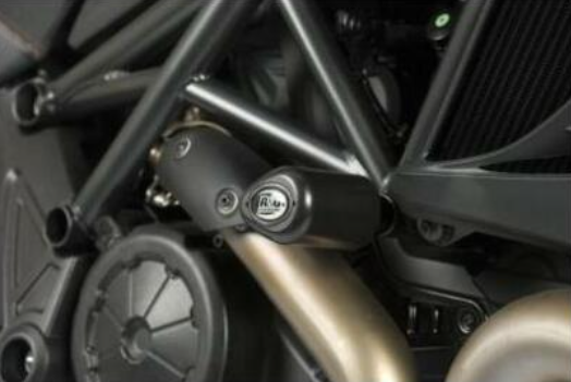 Краш тапи R&G RACING Aero Crash Protectors Black Ducati Diavel 11-18 — снимка 2