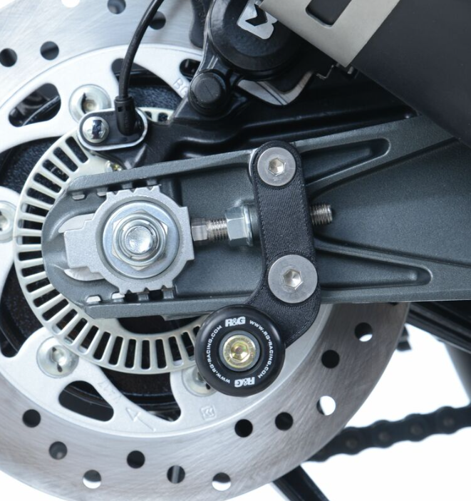 Адаптери за стойка R&G RACING Offset Cotton Reels Black KTM RC 390 17-21 / 125 17-21 / Duke 125 17-23 — снимка 2