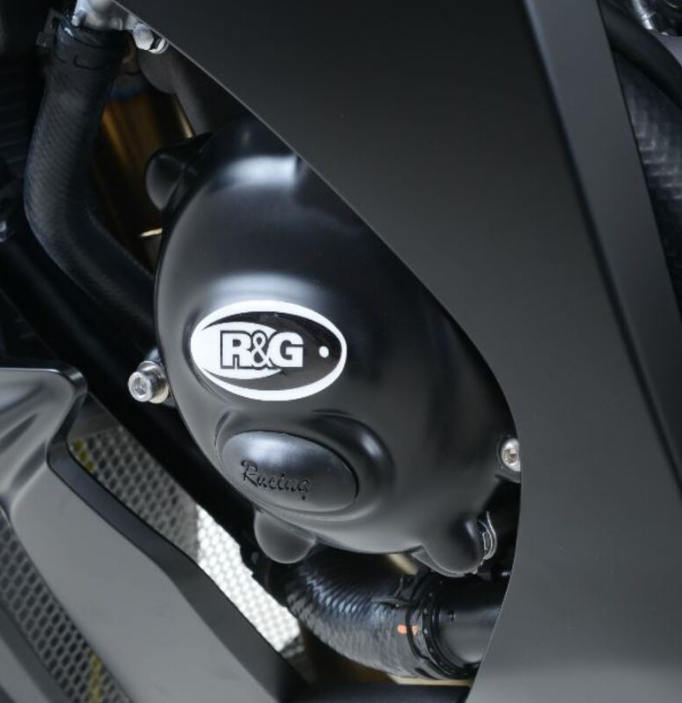 Протектор за двигател R&G RACING Race Series Black left (generator) Engine Case Protection Cover Kawasaki ZX10R 11-25 — снимка 3