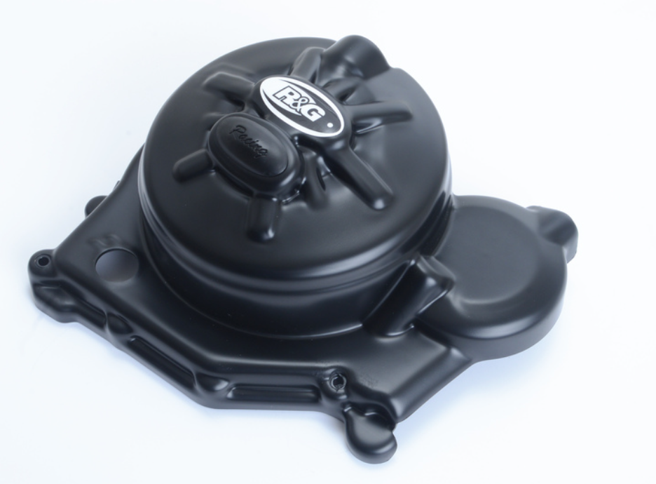 Протектор за двигател R&G RACING Race Series Black Right Engine Case Protection Cover Aprilia Tuono V4 11-15 — снимка 2