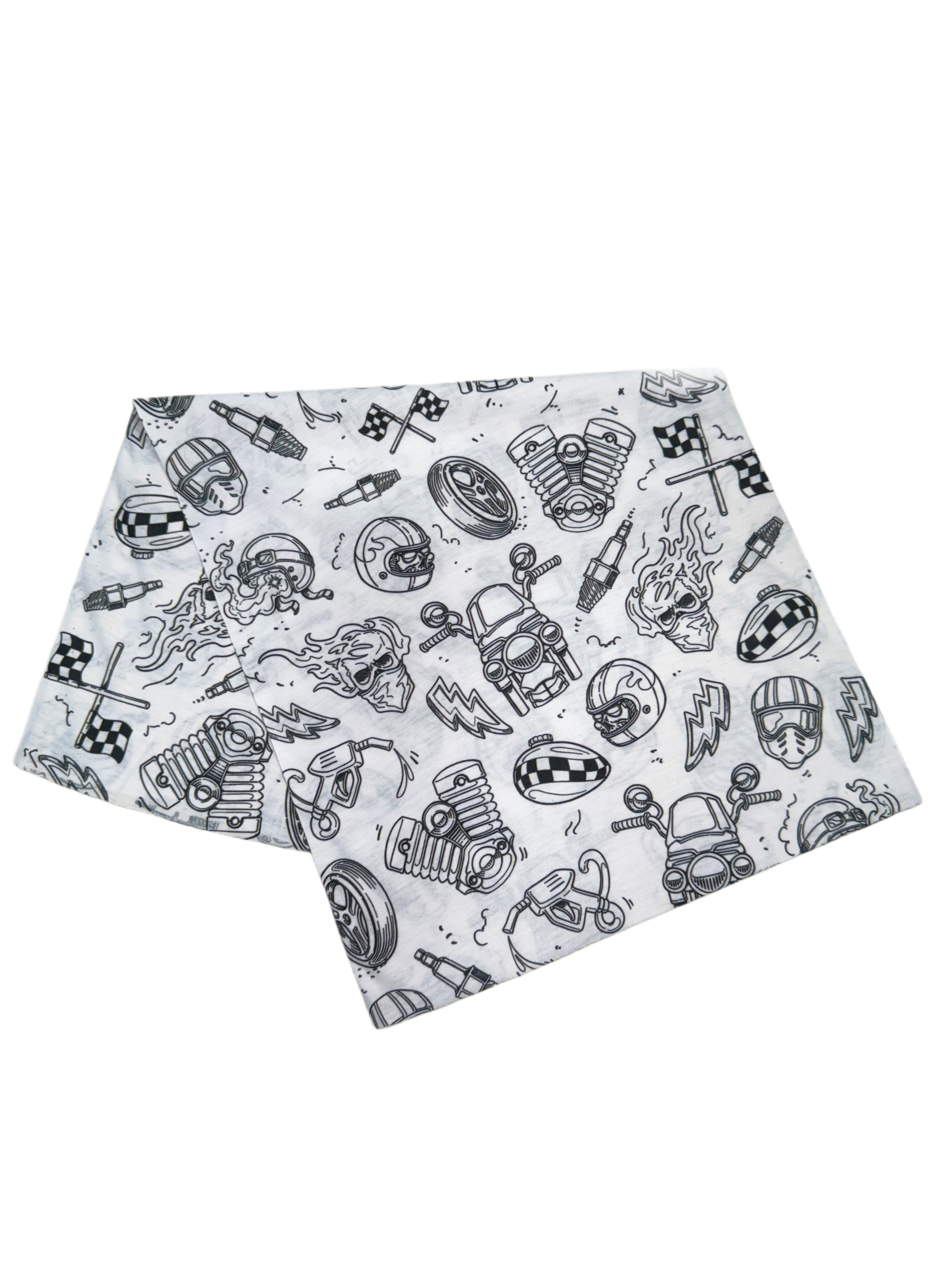Мултифункционална кърпа ICE2 Retro B/W — снимка 3