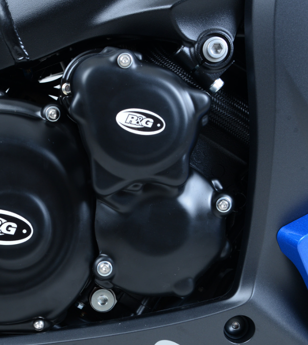 Протектор за двигател R&G RACING Right (Starter & Water Pump) Engine Case Protection Cover Black Suzuki GSX1000S 16-24 — снимка 3