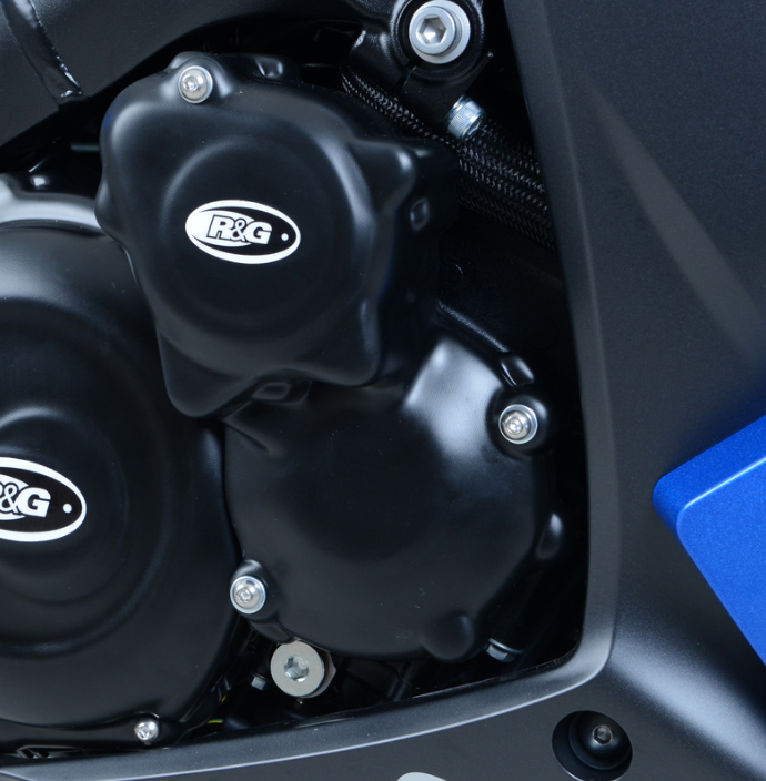 Протектор за двигател R&G RACING Right (Starter & Water Pump) Engine Case Protection Cover Black Suzuki GSX1000S 16-24 — снимка 2