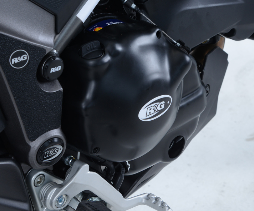 Протектор за двигател R&G RACING Right Crankcase Protection Cover Black Ducati 950 Multistrada 17-21 — снимка 3