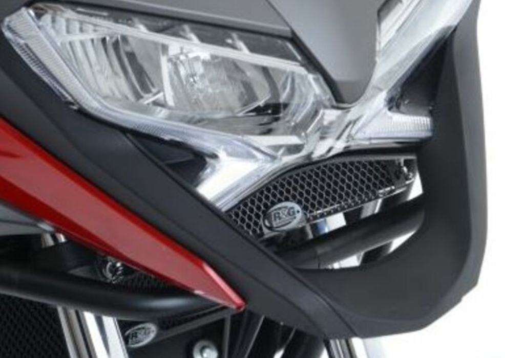 Протектор за радиатор R&G Racing Titanium Black Radiator guard - Honda VFR800X Crossrunner 15-20 — снимка 2
