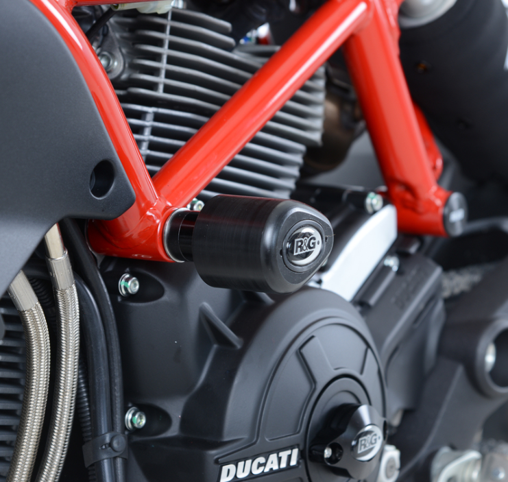 Краш тапи R&G RACING Aero Crash Protectors Black Ducati Monster 797 17-21 — снимка 4