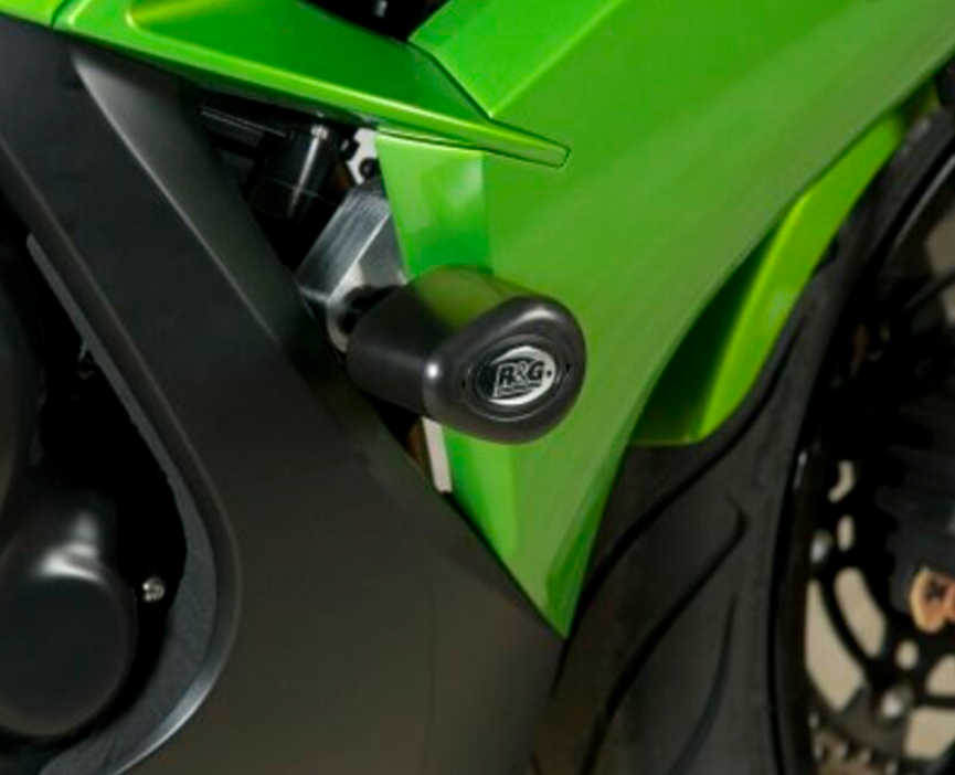 Краш тапи R&G RACING Aero Crash Protectors Black Kawasaki ER6-F 12-16 — снимка 2