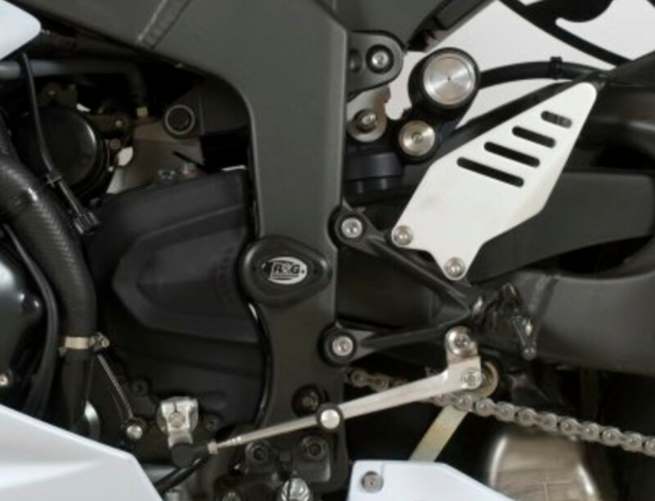Краш тапи R&G RACING Aero Crash Protectors White Kawasaki ZX6R 636 13-25 — снимка 5