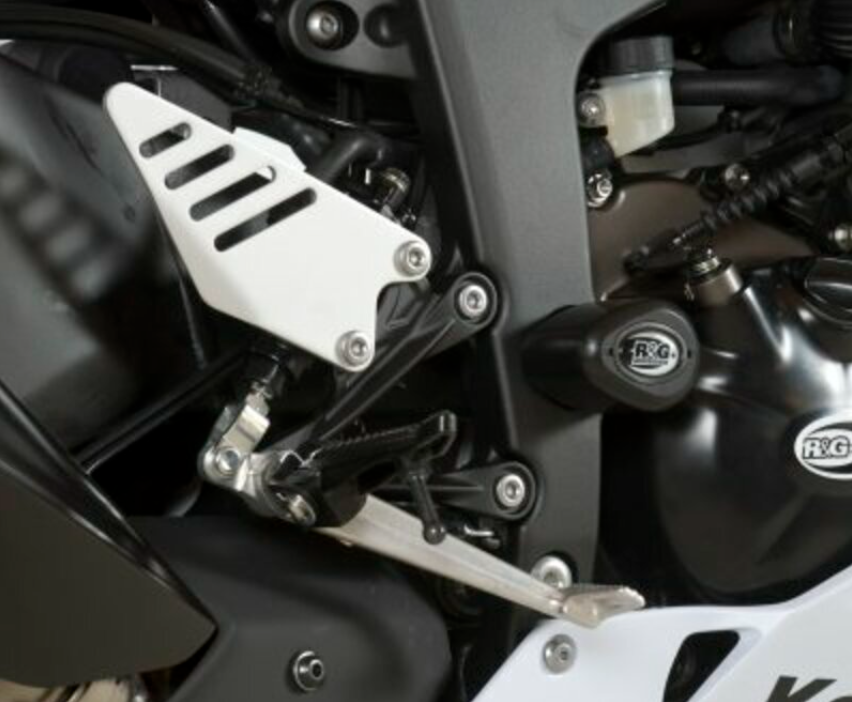 Краш тапи R&G RACING Aero Crash Protectors White Kawasaki ZX6R 636 13-25 — снимка 2