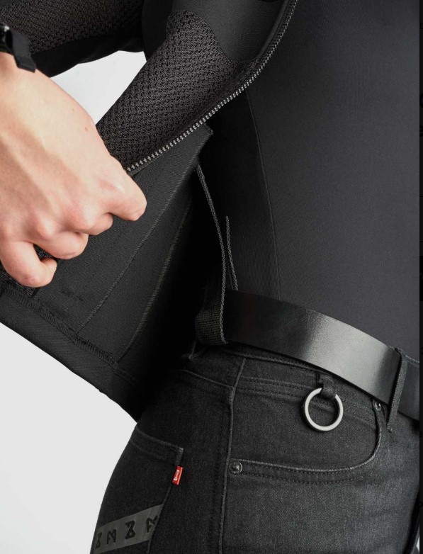 Дамско текстилно яке Pando Moto STEALTH BLACK AAA — снимка 5