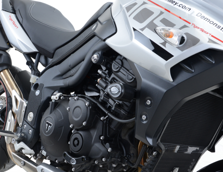 Краш тапи R&G RACING Aero Crash Protectors Black Triumph Tiger 1050 Sport 15-21 — снимка 4
