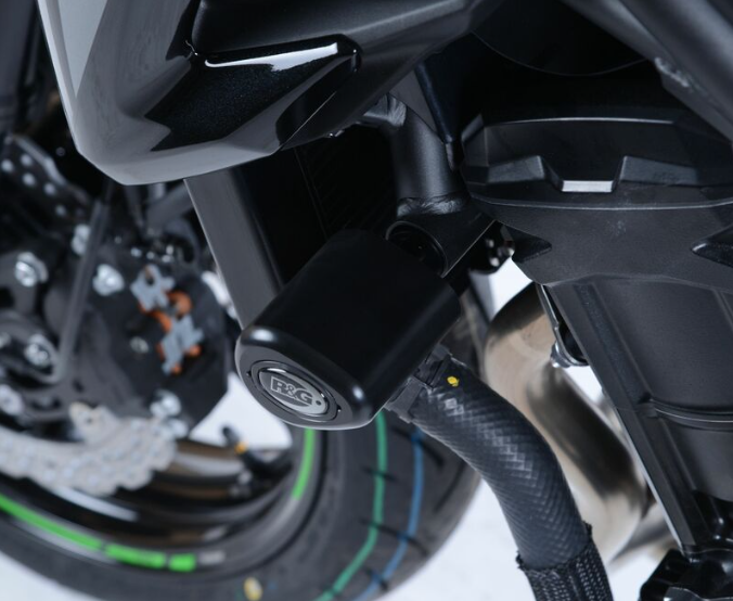 Краш тапи R&G RACING Aero Crash Protectors White Kawasaki Z900 17-25 — снимка 2