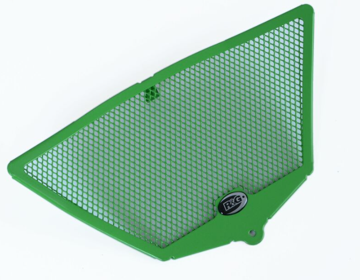 Протектор за генерация R&G Racing Aluminium Headpipe grille - Green Kawasaki ZX10R 11-18 — снимка 2