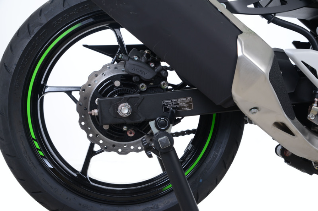 Адаптери за стойка R&G RACING Offset Cotton Reels Black Kawasaki Ninja 400 18-24 — снимка 2