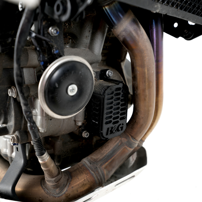 Протектор за маслен радиатор R&G RACING Oil Cooler Guard KOVE 800X PRO 25-26 — снимка 2