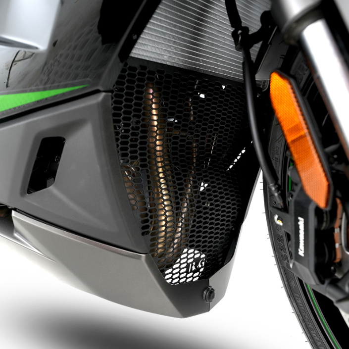 Протектор за генерация R&G RACING Pro Downpipe Grille Kawasaki Ninja 1100 SX 25-26 — снимка 3