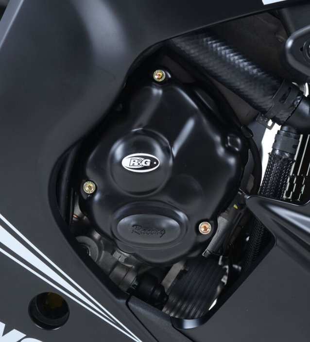 Комплект протектори за двигател R&G RACING Race Series Engine Case Protection Cover Set - Black Kawasaki ZX-10R 11-25 — снимка 5