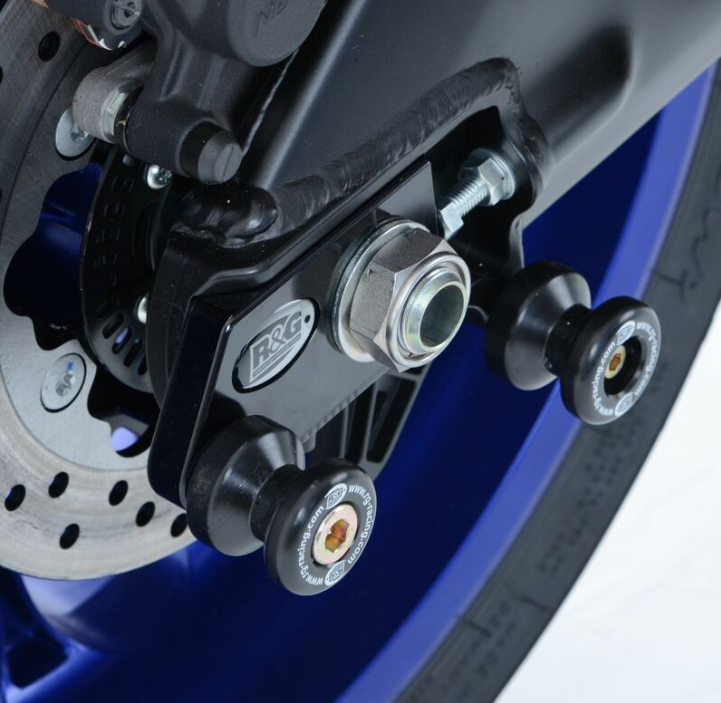 Адаптери за стойка R&G RACING Stand Bobbins /w Mounting Plate Black Yamaha YZF-R1 08-23 — снимка 3